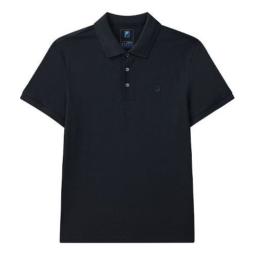 Polo skjorte FILA Solid Breathable Short Sleeve Polo Sort | F11M122132F-NV