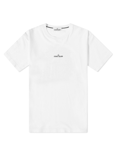 T-shirt Stone Island Institutional One Graphic Tee Hvid | 78152NS89-V0001