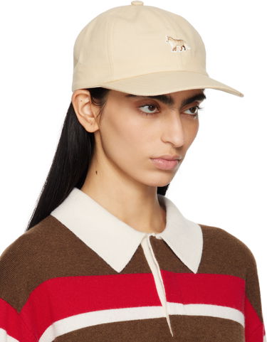 Kasket MAISON KITSUNÉ Maison Kitsuné Baby Fox Baseball Cap Lyserød | OW06108WB0026, 3