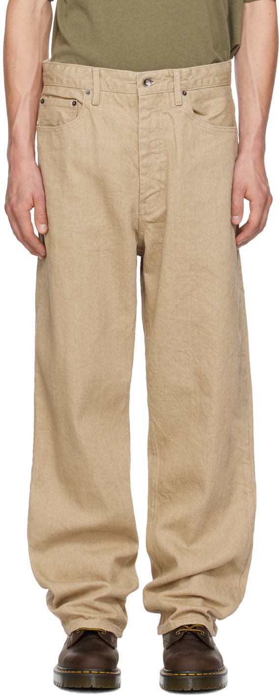 Jeans Engineered Garments Khaki RF Jeans Beige | 24F1F032