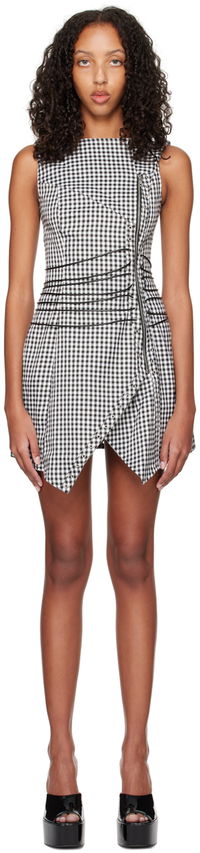 Miaou Work Capsule Celestial Gingham Mini Dress