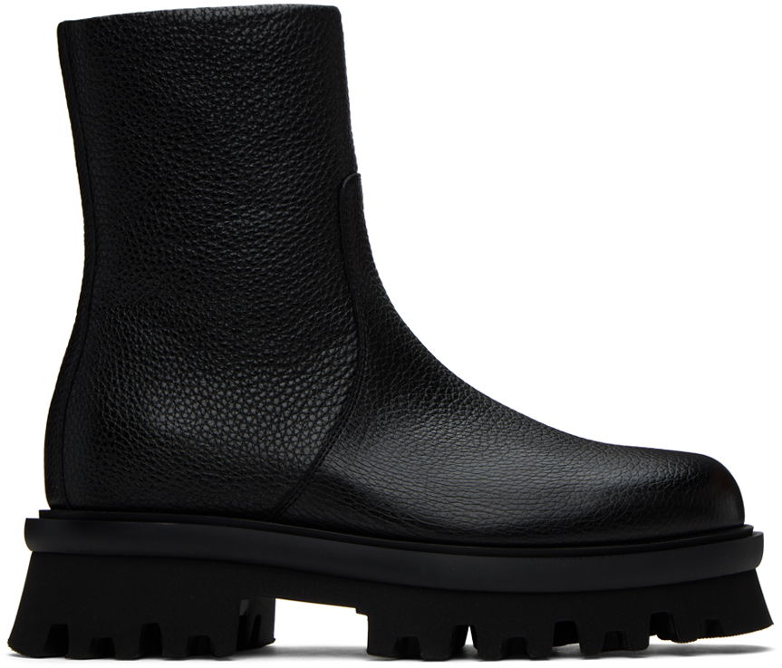 Tøj FERRAGAMO Salvatore Ferragamo Metropolitan Combat Boots Sort | 01G194 - 763853, 0