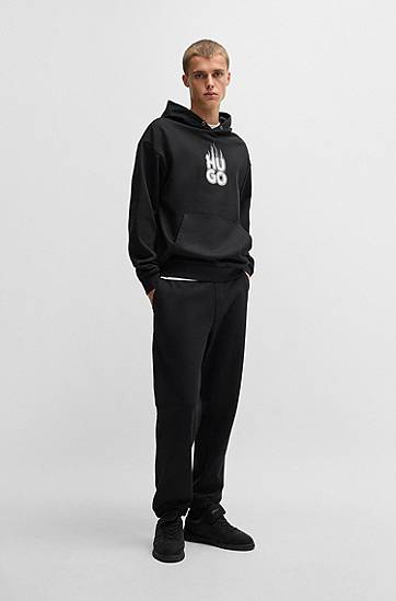 Joggingbukser BOSS HUGO Tracksuit Bottoms with Smoke Logo Sort | 50530435, 1