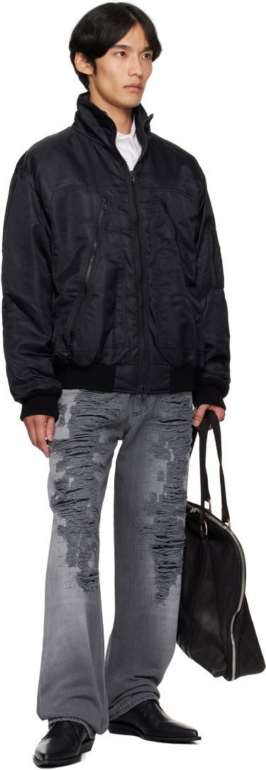 Bomberjakke Maison Margiela MM6 Maison Margiela Sports Bomber Jacket Sort | SH0AM0053 M35257, 3