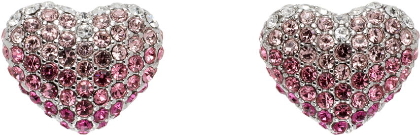 Øreringe Marc Jacobs Marc Jacobs Heart Balloon Pavé Earrings Lyserød | 2P5JER001J04