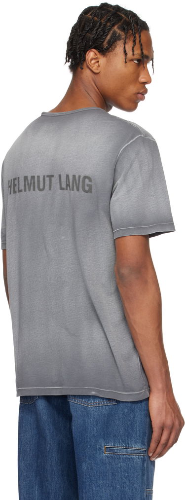 T-shirt Helmut Lang Helmut Lang Garment-Dyed 'New York' Tee Grå | O10HM508, 2