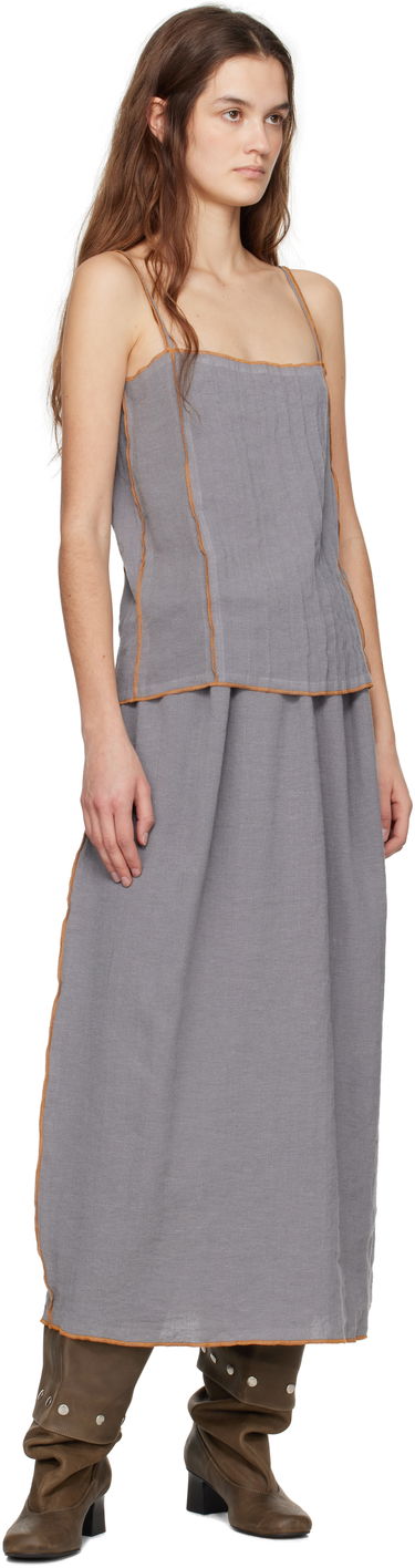 Nederdel Baserange Max Maxi Skirt Grå | SKMX-LC-SP25, 3