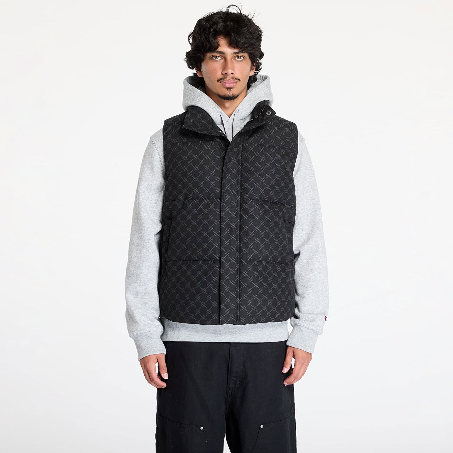 Vest DAILY PAPER Pondo Cotton Monogram Bodywarmer Sort | 2421107, 0