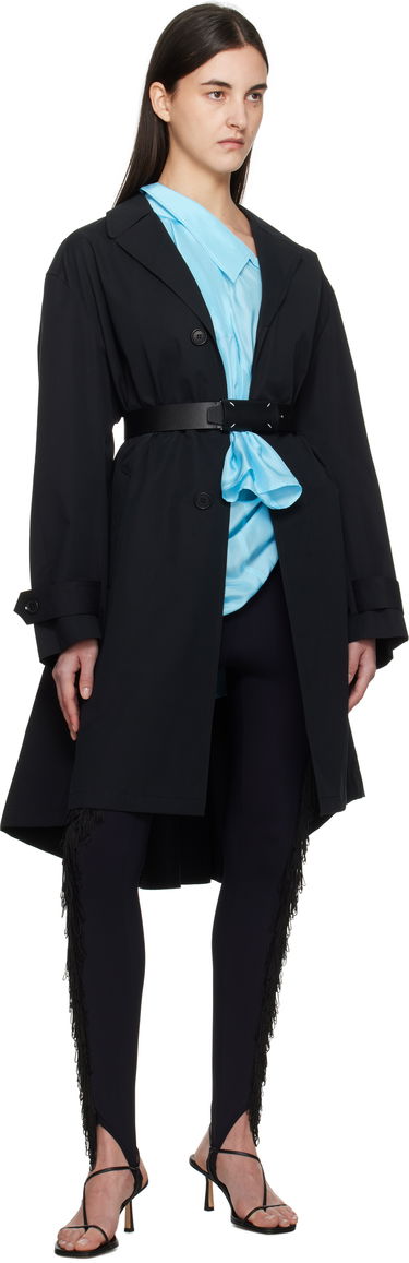 Trenchcoat Maison Margiela MM6 Maison Margiela Spliced Trench Coat Sort | S52AH0078 S78537, 4