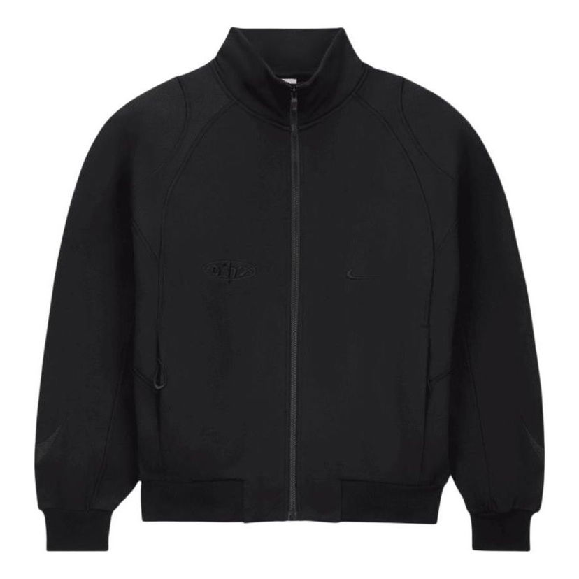Bomberjakke Nike Off-White Track Jacket Sort | DV4452-010