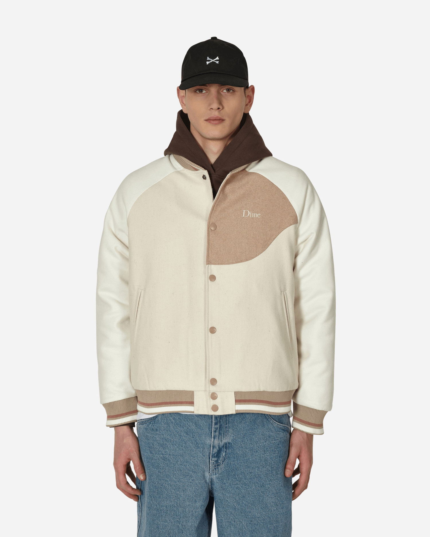 Bomberjakke Dime Letterman Wool Jacket Flerfarvet | DIMEHO1 ALM, 0
