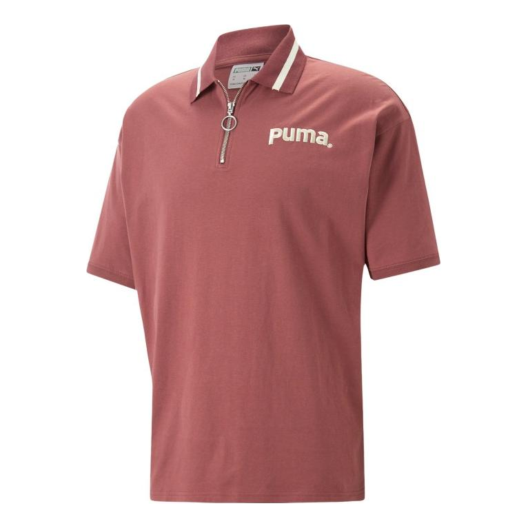 Polo skjorte Puma Half-Zip Polo Shirt Rød | 622541-49