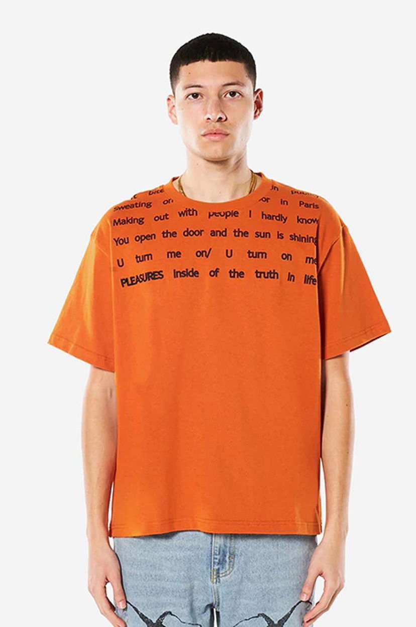 T-shirt Pleasures T-Shirt With Print Orange | P22SP018