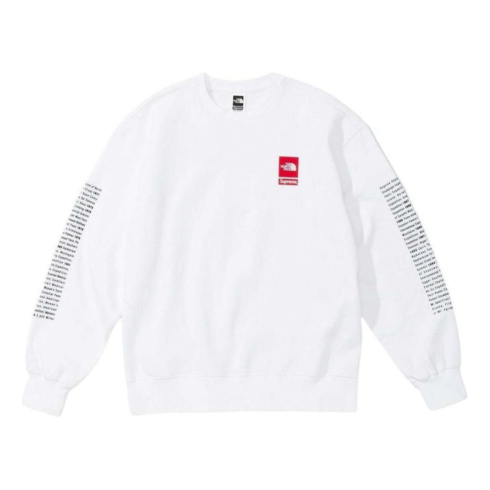 Sweatshirt Supreme Crewneck Sweatshirt Hvid | SUP-SS24-049, 0