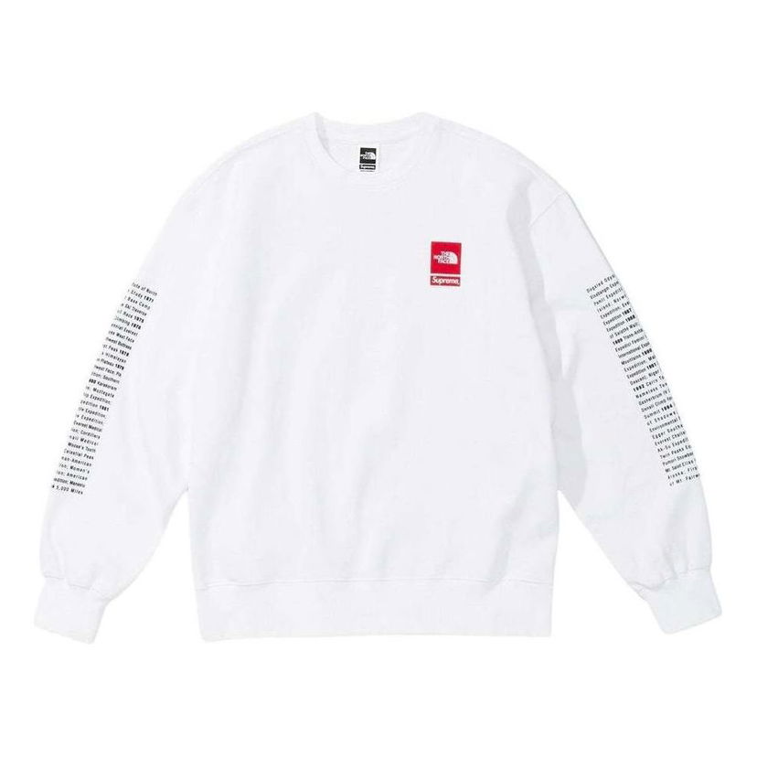 Sweatshirt Supreme Crewneck Sweatshirt Hvid | SUP-SS24-049