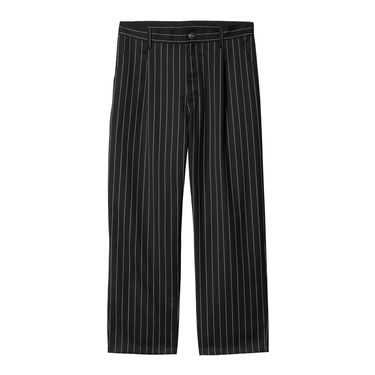 Bukser Carhartt WIP Striped Relaxed Fit Workwear Pants Sort | I034438_9, 1