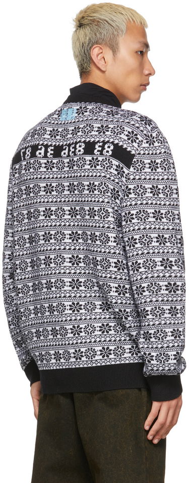 Sweater VETEMENTS Number Nordic Sweater Hvid | VL12KN140B, 2