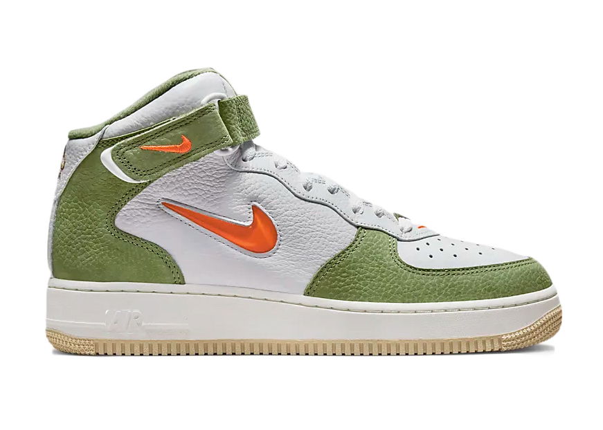 Sneakers og sko Nike Air Force 1 Mid QS Jewel Oil Green Grøn | DQ3505-100, 0
