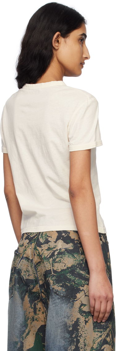 T-shirt Acne Studios Acne Studios Logo T-Shirt Beige | AL0460-, 2