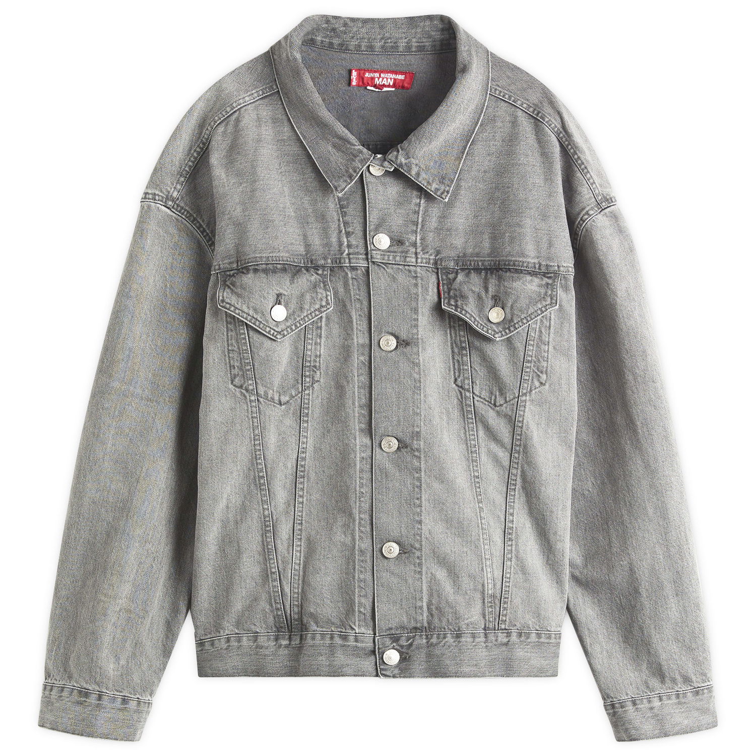 Jakke Junya Watanabe Junya Watanabe MAN x Levis Selvedge Trucker Jacket Grå | WO-J203-051-1, 0