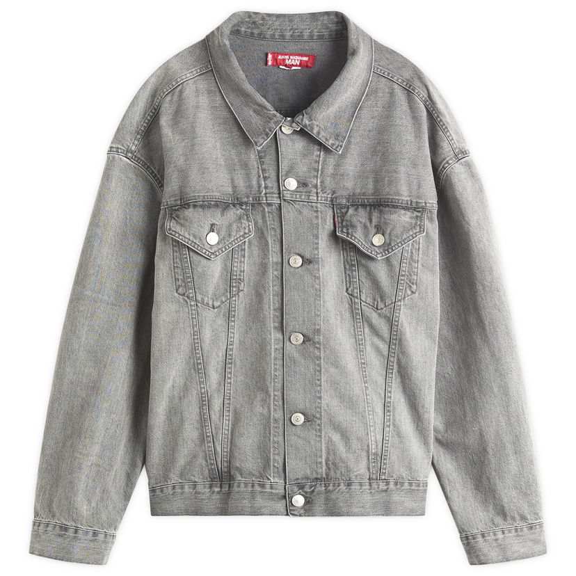 Jakke Junya Watanabe Junya Watanabe MAN x Levis Selvedge Trucker Jacket Grå | WO-J203-051-1
