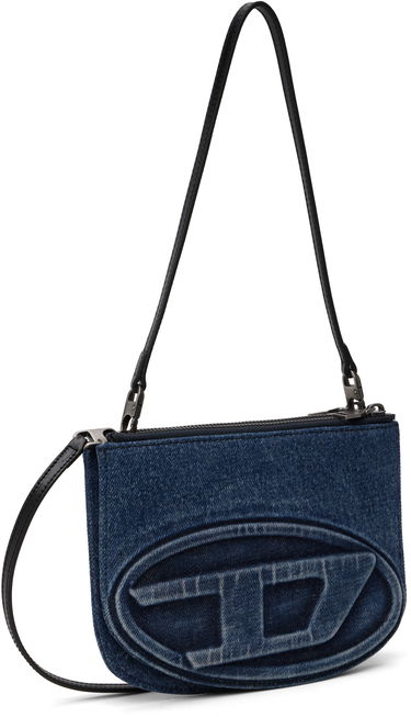 Skuldertaske Diesel Denim 1DR Twin Shoulder Bag Blå | X10330 P6717, 1