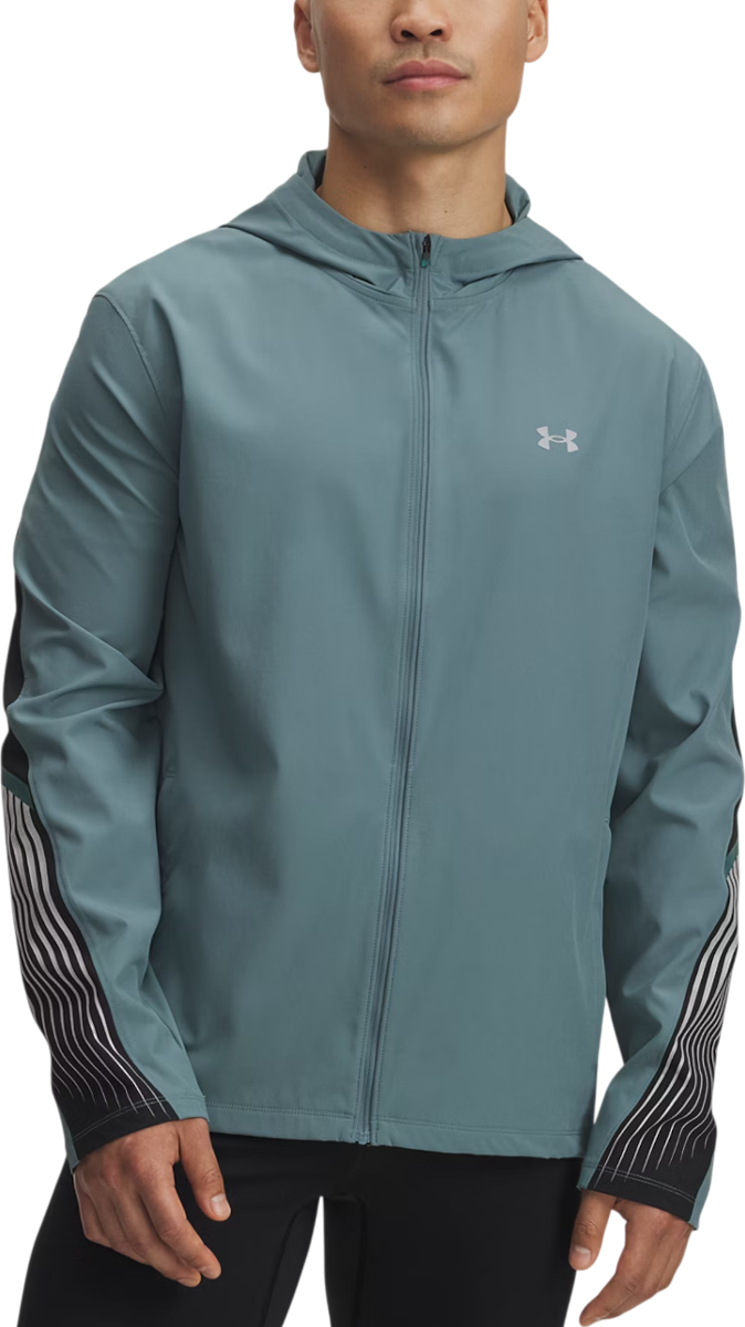 Jakke Under Armour UA Velociti Storm Hooded Jacket Grøn | 6005900-587