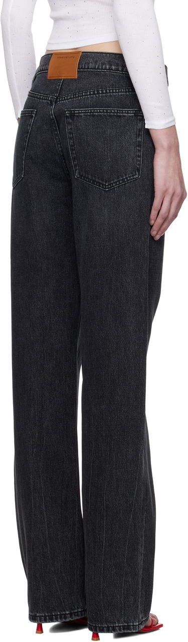 Jeans Alexander Wang Alexander Wang EZ Cut-Out Logo Jeans Sort | 4DC1254691, 2