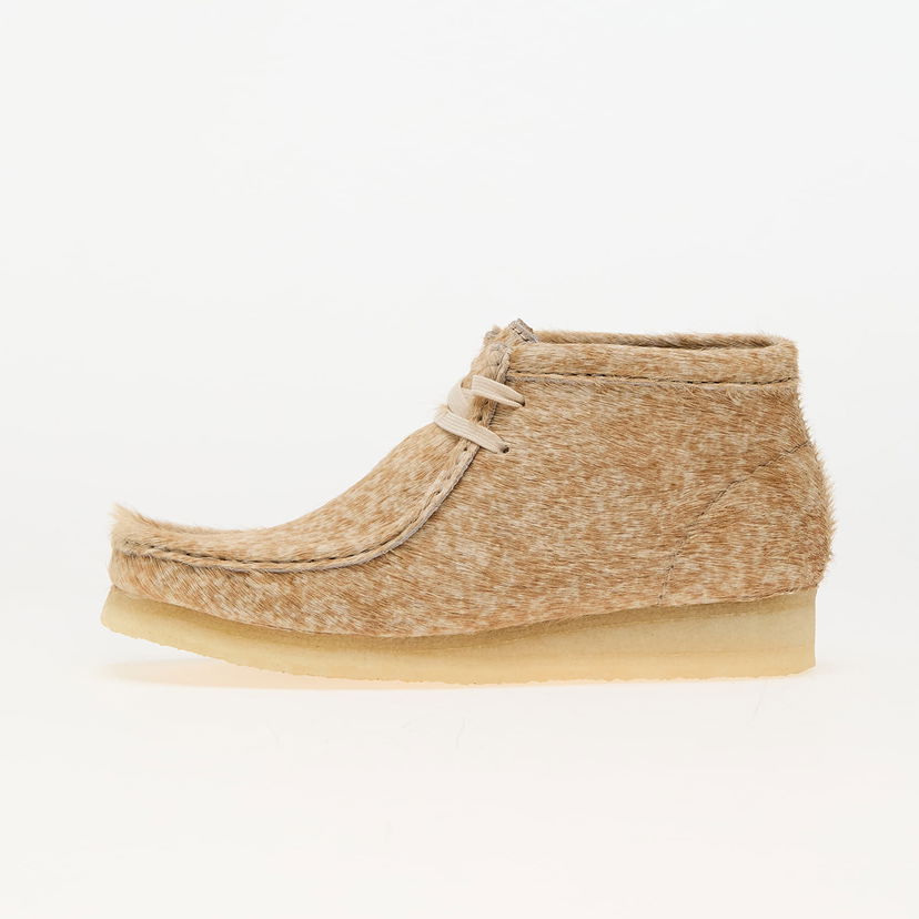 Sneakers og sko Clarks Wallabee Boot Speckled Hair On Beige | 26177866