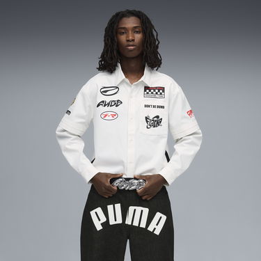 Bælter Puma A$AP ROCKY x PUMA AWGE Studded Rhinestone Buckle Belt Sort | 055008_01, 1