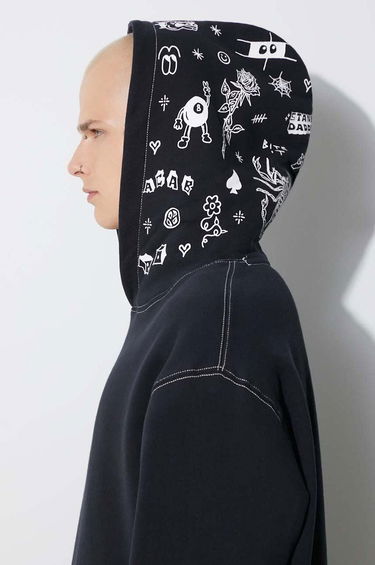 Sweatshirt TAIKAN Stank Daddy Hoodie Print Sort | TH0007.BLKCST, 0