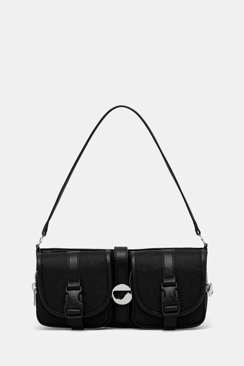 Håndtaske Coperni Coperni Cargo Baguette Bag Sort | COPBA114F3047