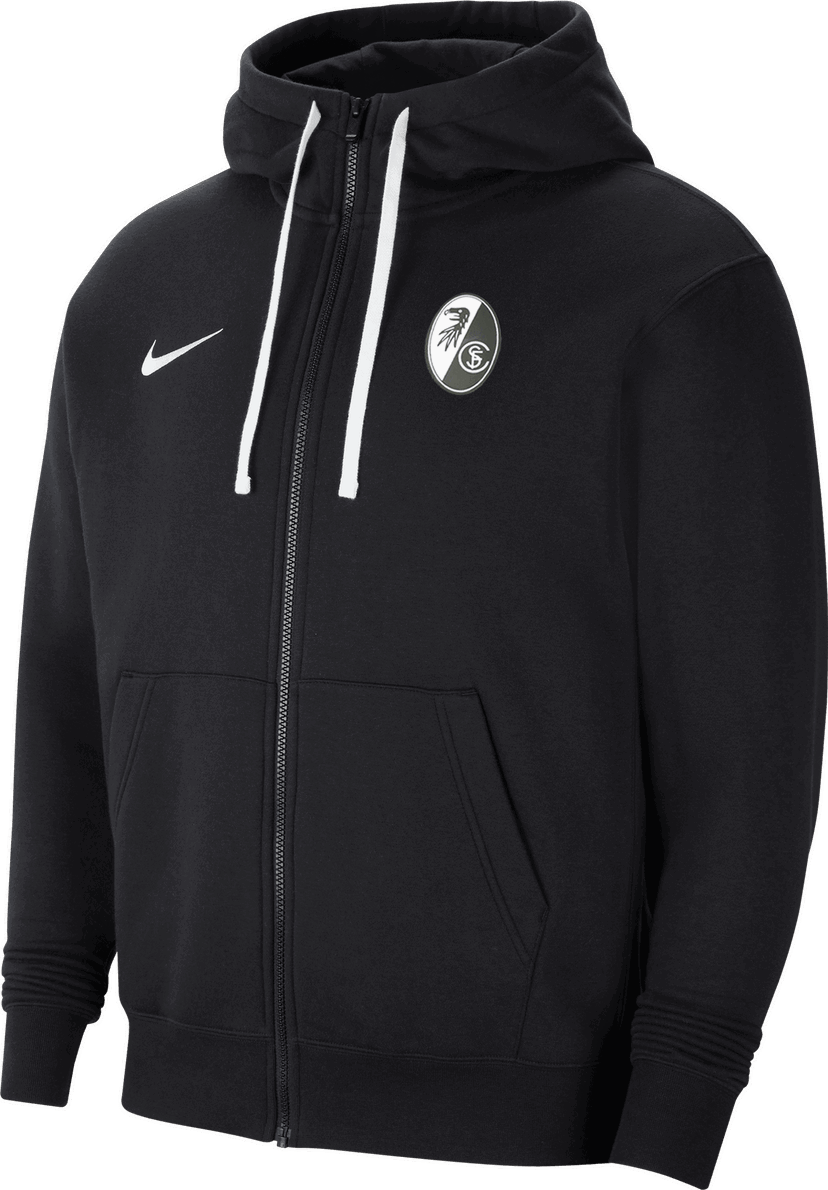 Sweatshirt Nike SC Freiburg Full-Zip Hoodie Sort | 6scfcw6887-010