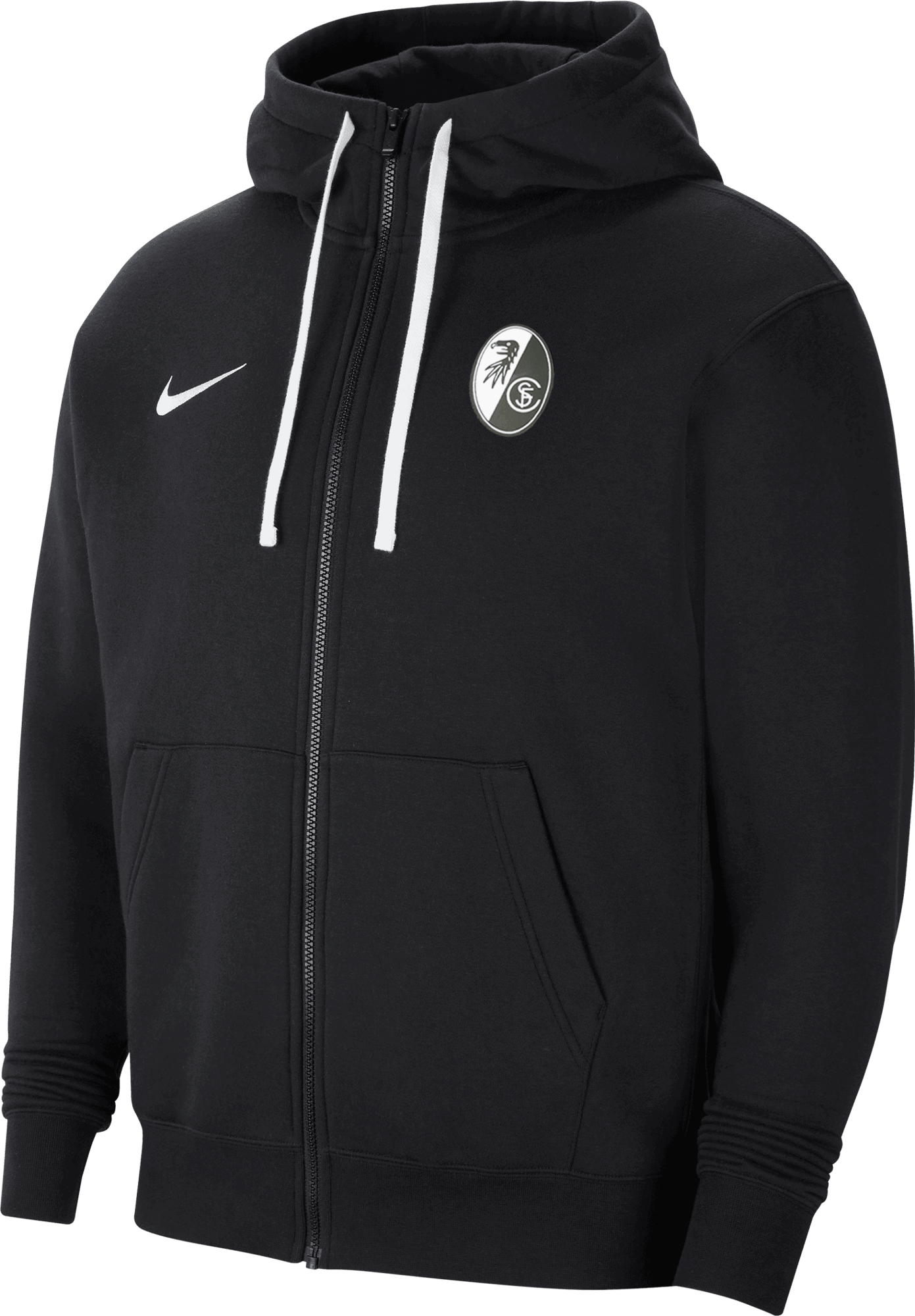 Sweatshirt Nike SC Freiburg Full-Zip Hoodie Sort | 6scfcw6887-010, 0