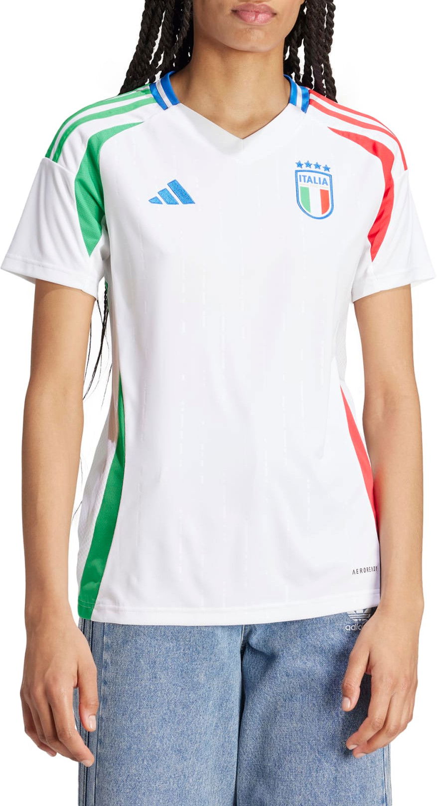 Jersey adidas Originals FIGC A JSY W 2024 Hvid | iq0489, 0