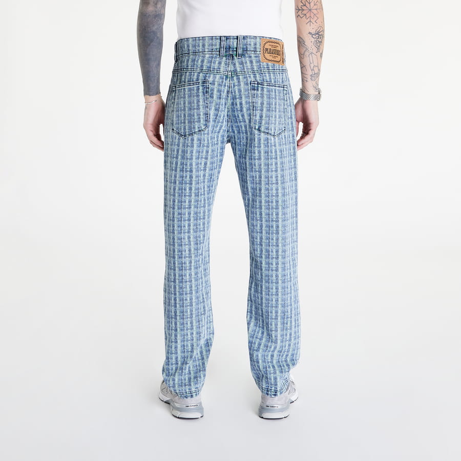 Bukser Pleasures Jeans Dallas Denim Pant Blå | P22F009 GREEN, 1
