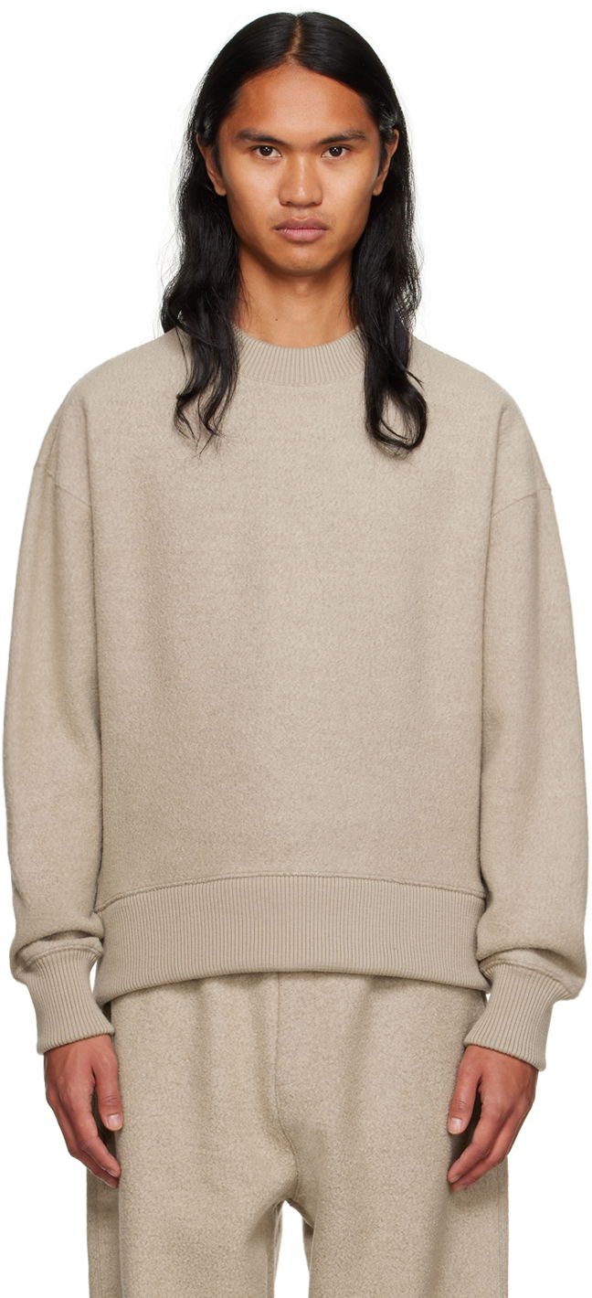 Sweatshirt AMI Sweatshirt Beige | USW021.JE0039, 0