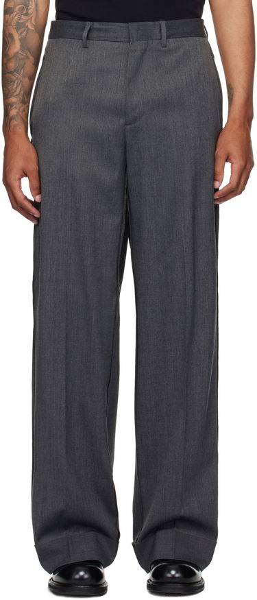 Bukser Maison Margiela MM6 Maison Margiela Rolled Cuff Trousers Grå | SH0KA0047 S47848, 0