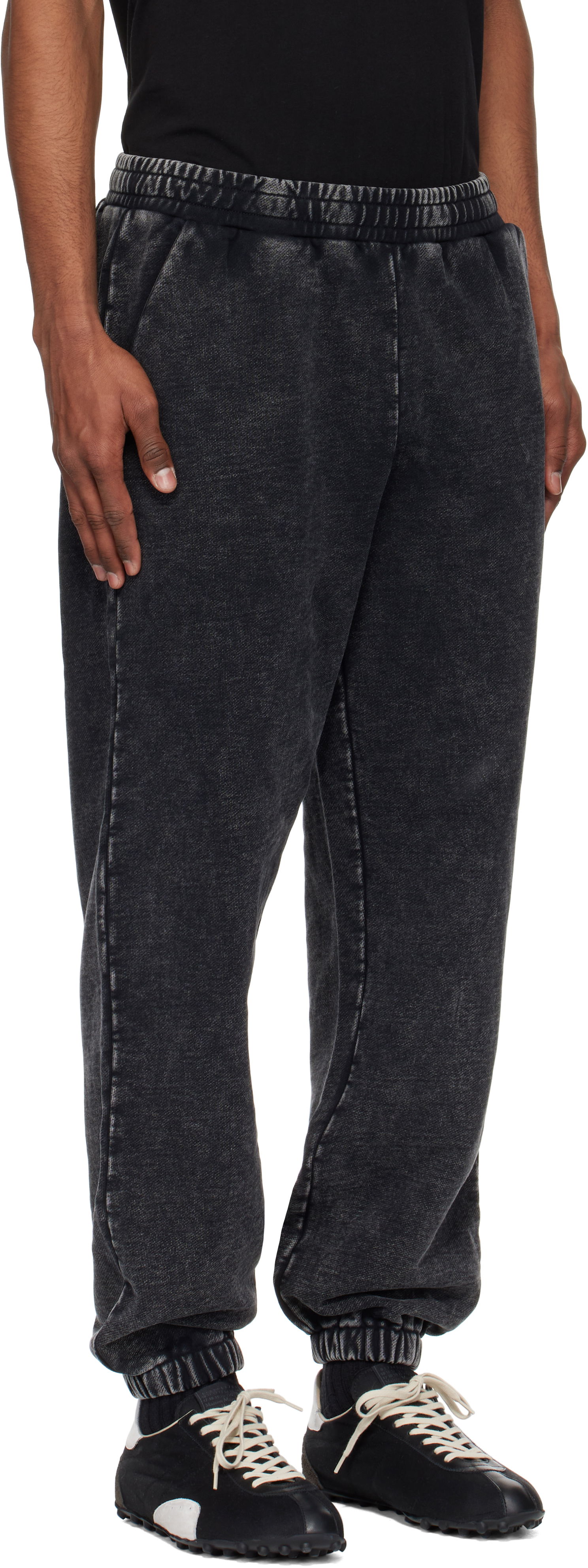 Joggingbukser Dime Dime Classic French Terry Sweatpants Sort | DIME2SP2537BLK, 1