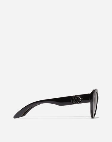 Solbriller Dolce & Gabbana Dolce & Gabbana Everyday Flower Oval Sunglasses Sort | VG601EVN1879V000, 2