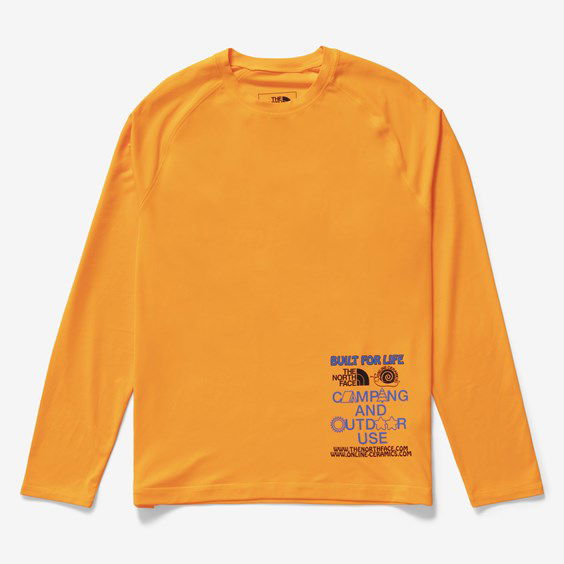 T-shirt The North Face x Online Ceramics Class V Water Top Orange | NF0A84RPVR1, 0