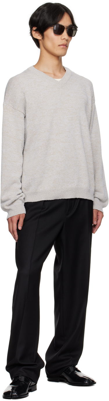 Bukser Maison Margiela Maison Margiela Virgin Wool Trousers Sort | S50KA0687 M35504, 3