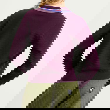 Sweater OBEY Goalie Polo Sweater Bourgogne | 251000130-BET, 3