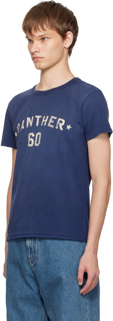 T-shirt Valentino Valentino 'Chez Valentino' Panther 60 Graphic T-Shirt Blå | 7V3MG17EAYD, 3
