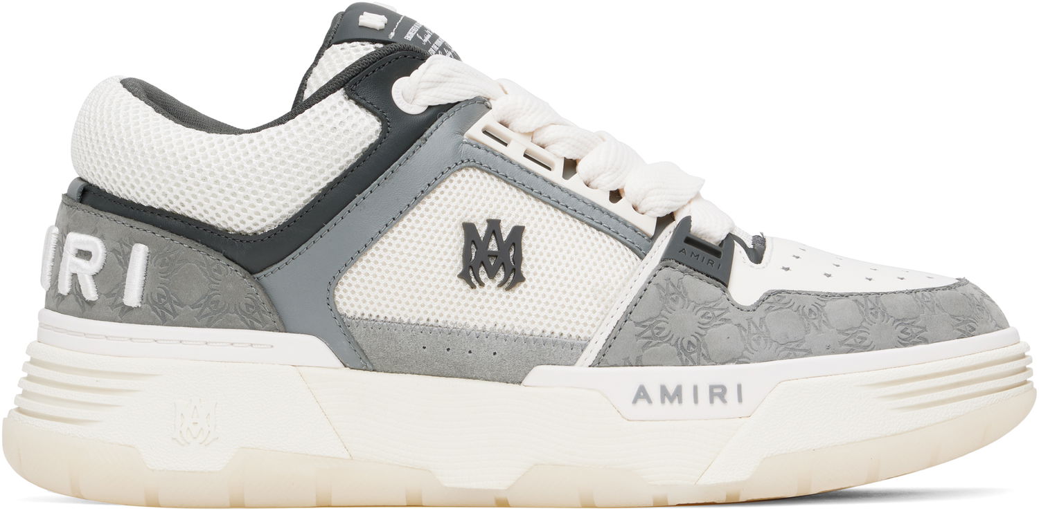 Sneakers og sko AMIRI AMIRI MA Quad Debossed Nubuck MA-1 Hvid | AMFOSR1121, 0