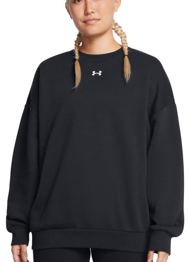 Sweater Under Armour Under Armour Rival Fleece OS Crew Sweatshirt Sort | 1386463-001
