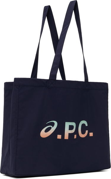 Mulepose A.P.C. A.P.C. ASICS Edition Diane Shopping Tote Mørkeblå | PSAKM-M67002, 1