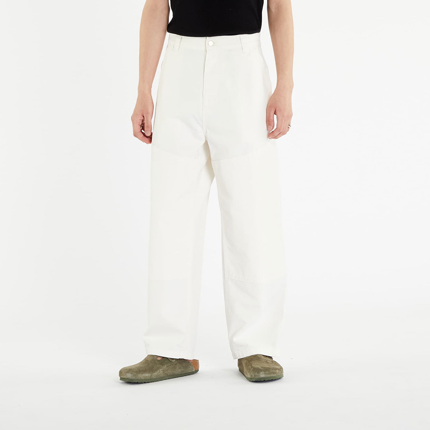 Bukser Carhartt WIP Wide Panel Pant Wax Rinsed Hvid | I031393.D602, 0