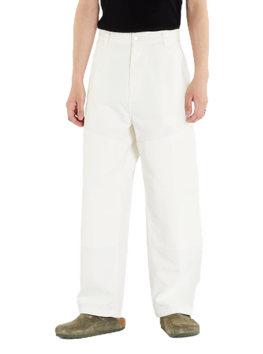 Bukser Carhartt WIP Wide Panel Pant Wax Rinsed Hvid | I031393.D602