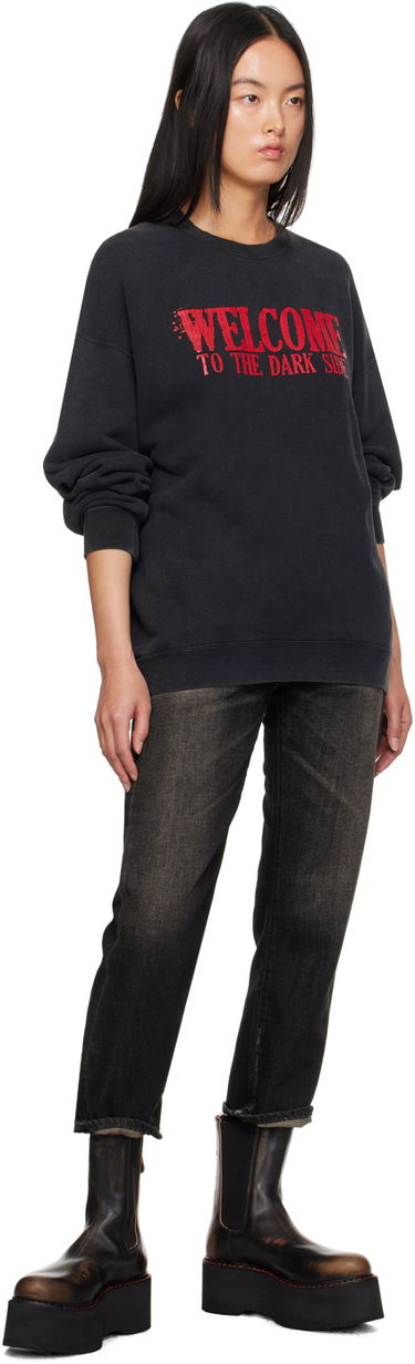 Sweatshirt R13 R13 'Welcome To The Dark Side' Sweatshirt Sort | R13WK004-K103C, 3